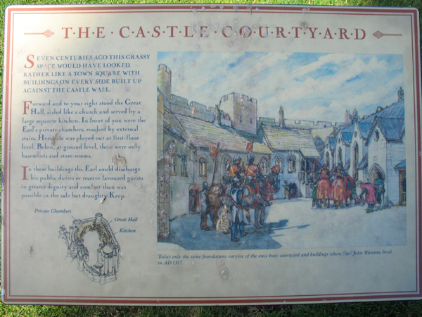 Conisbrough Castle Courtyard