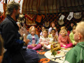 John is telling us stories, such as the story of Manas