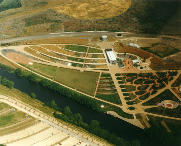 aerial view of Earth Centre