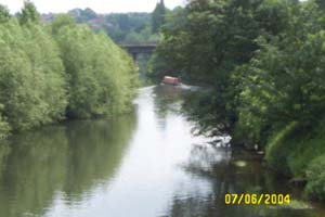 boat on the Don canal at The Earth Centre