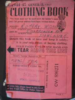 clothing ration book 1944-45