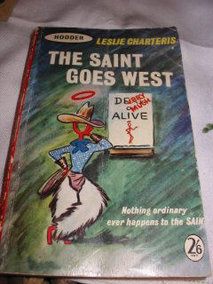 THE SAINT GOES WEST paper  book